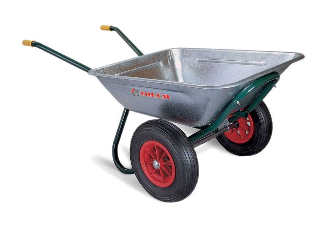 C2/700 Galvanizada con 2 ruedas neumatica